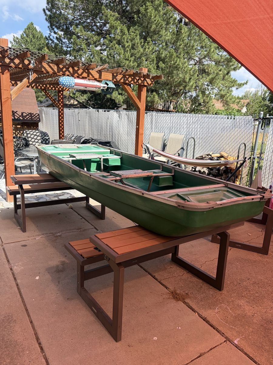 Green Jon Boat - Coleman crawdaddy