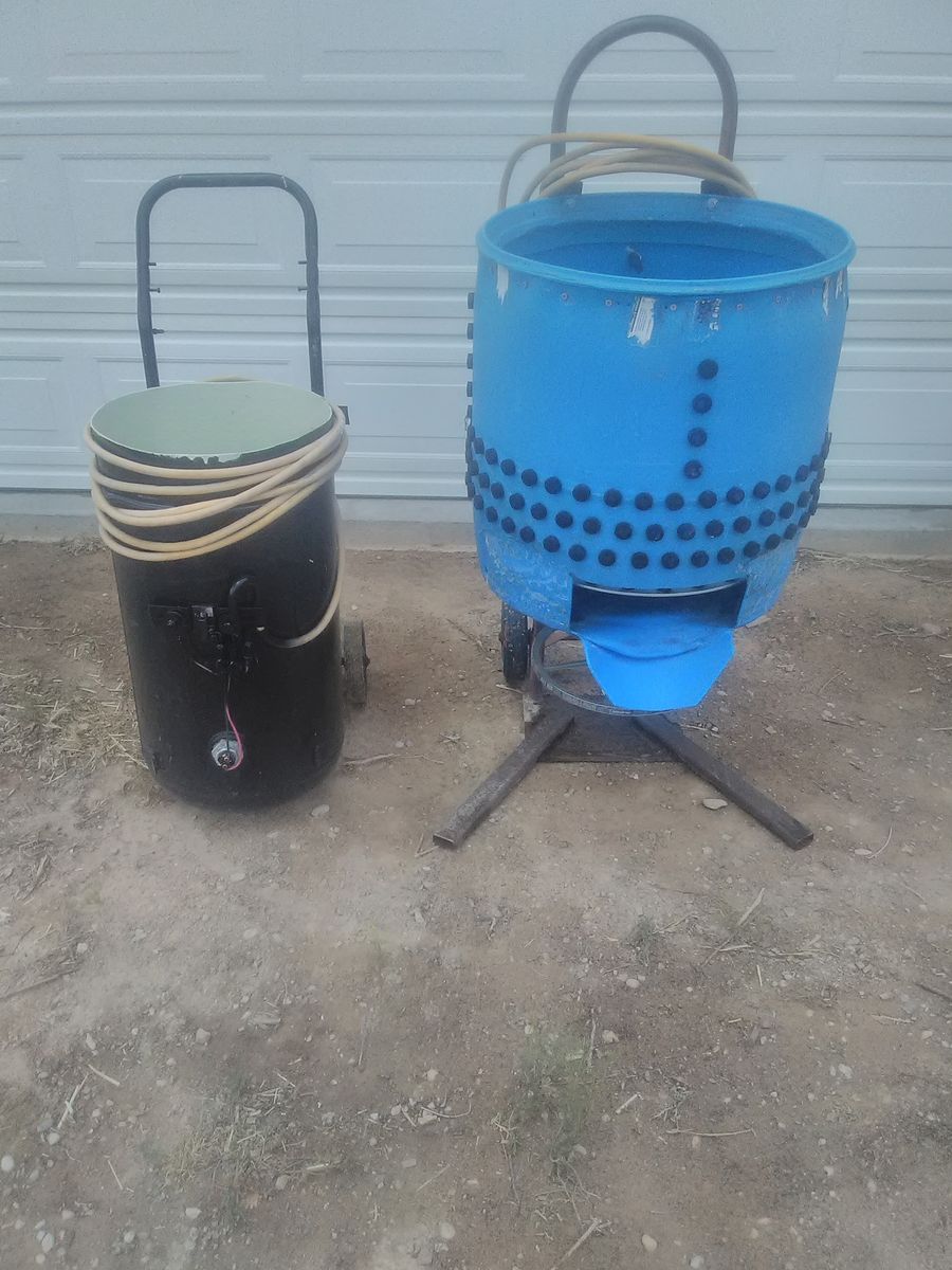 Chicken Processing Setup - Whiz Bang Plucker & 220V Scalder