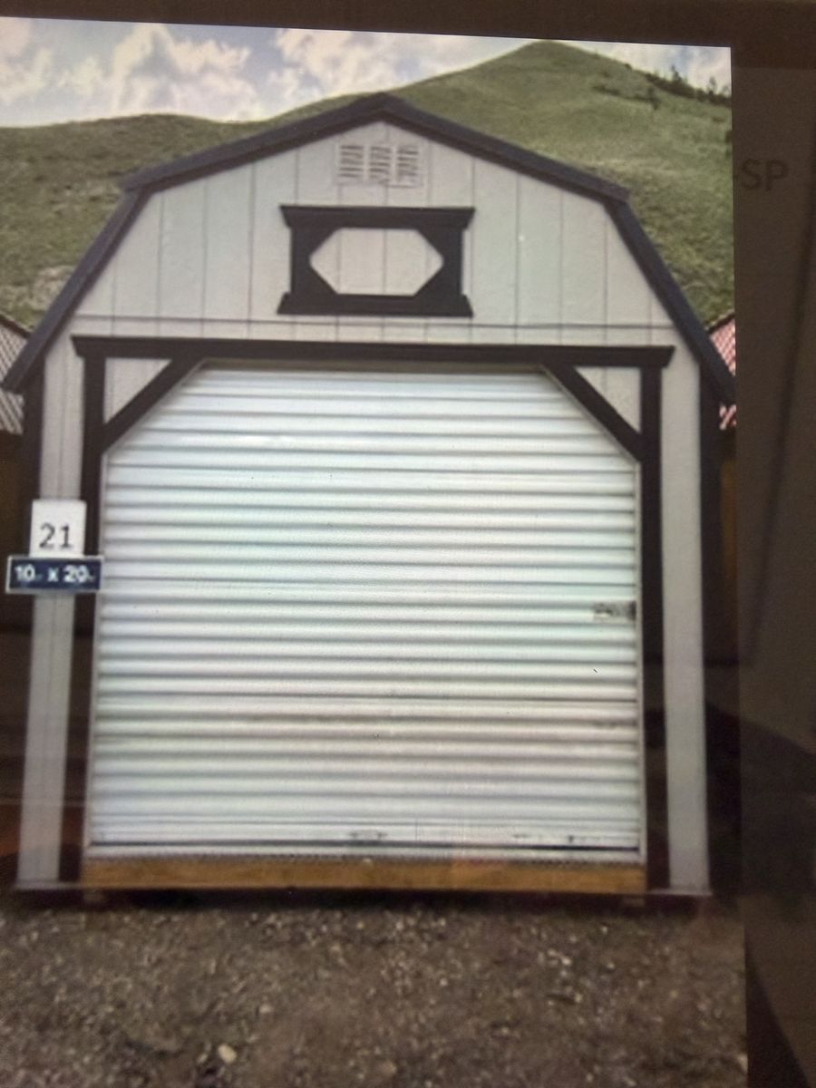 10 x 20 garage storage shed. 