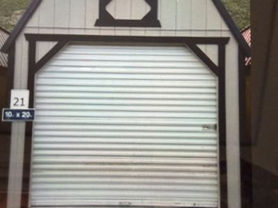 10 x 20 garage storage shed.