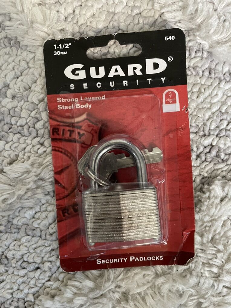 Guard Security 1-1/2 Inch 38 mm Steel padlock