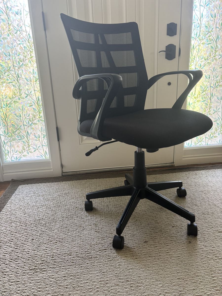 Black office chairs