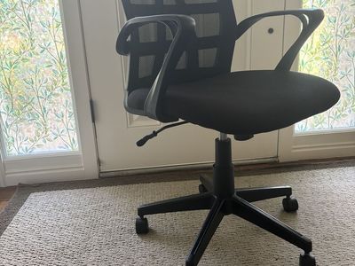 Black office chairs