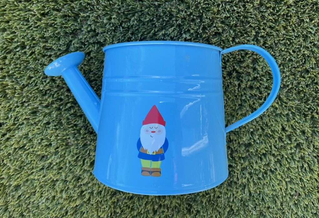 NEW Gnome Metal Watering Can