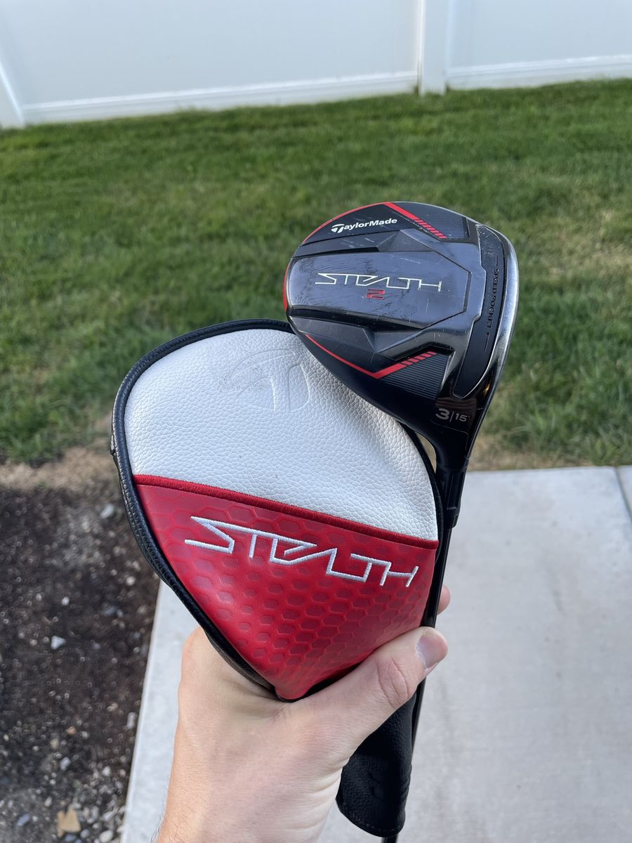 TaylorMade Stealth 2 3 Wood 15 Degree Golf Club with Headcover