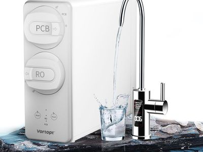UNDER SINK WATER FILTRATION SYSTEM 600 GPD TANKLESS RO WATER PURIFIER 7-STAGE 3:1 PURE TO DRAIN SMART FAUCET DISPLAY-NEW IN BOX!