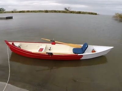 Rowboat with Aluminum Trailer