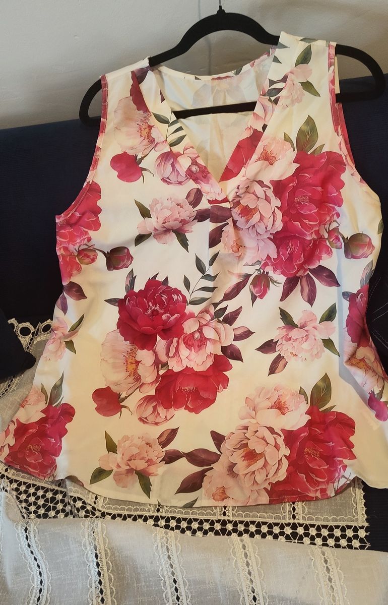 Floral Silk Blouse