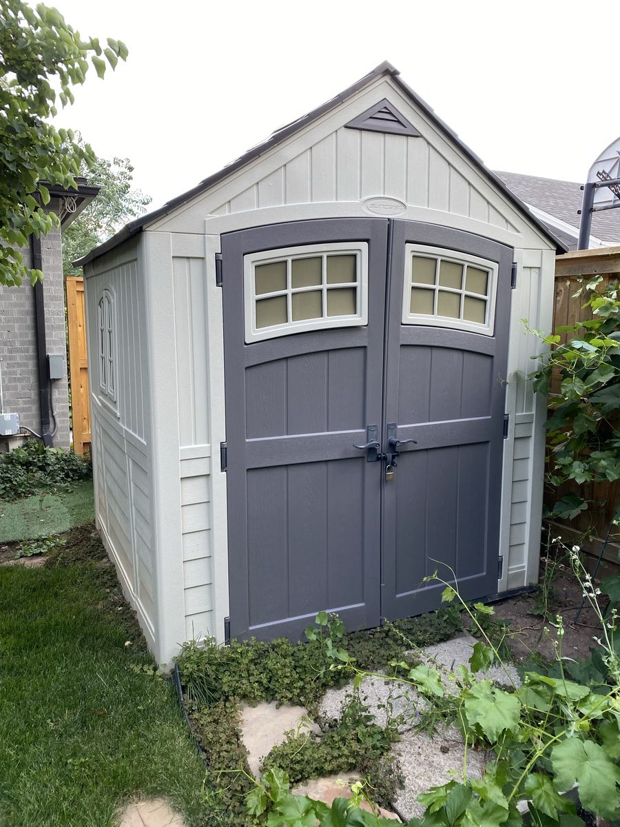Suncast Resin Storage Shed - Durable Outdoor Organization Solution