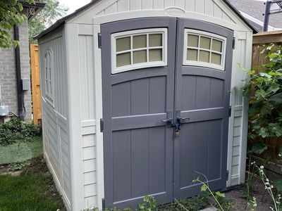 Suncast Resin Storage Shed - Durable Outdoor Organization Solution