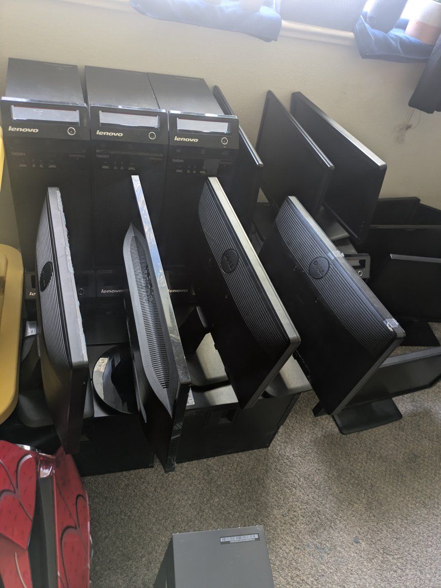 computers and screens