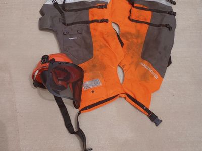 Chainsaw Gear - Kevlar Chaps And Helmet