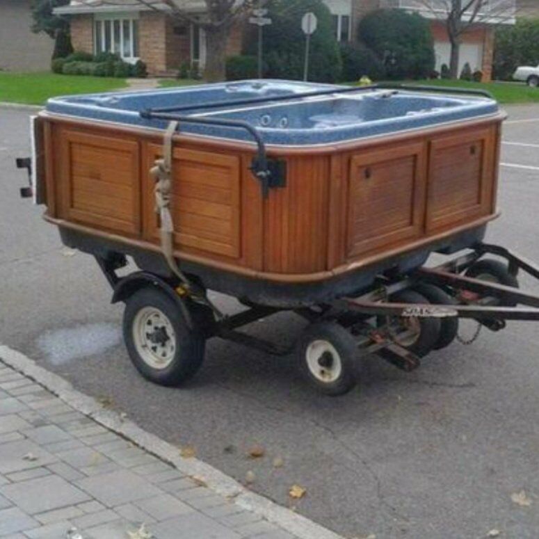 Hot Tub Spa Movers Moves or Removal & Disposal