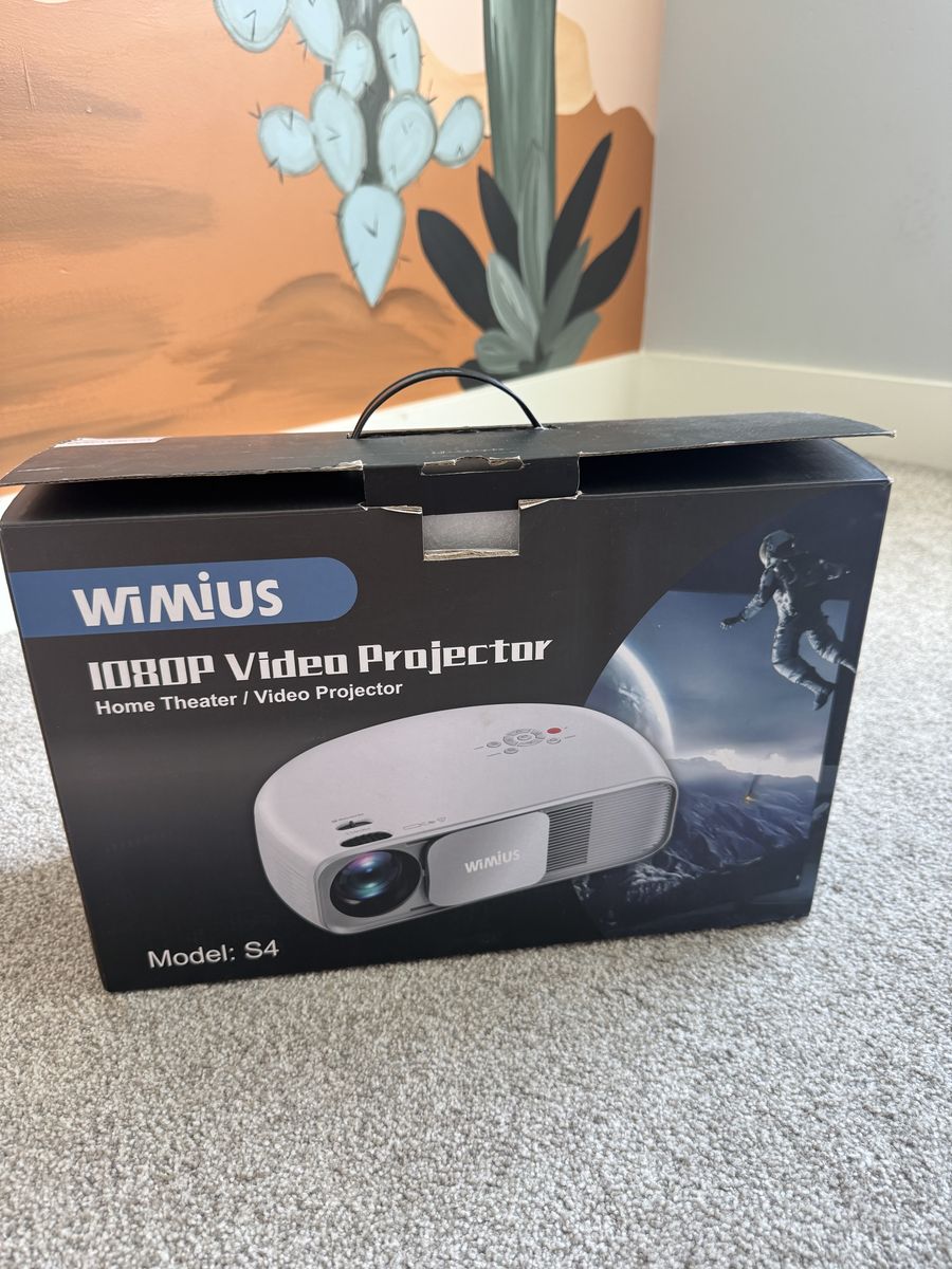 WiMiUS S4 1080P Home Theater Projector