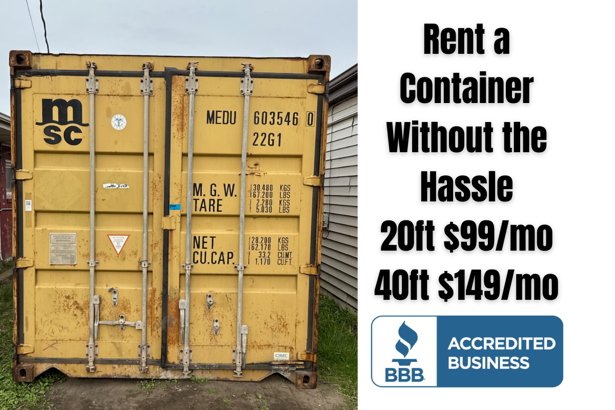 Rent 20ft Shipping Container – Salt Lake City – In Stock