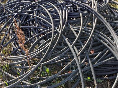 Pile of 1 inch lateral line