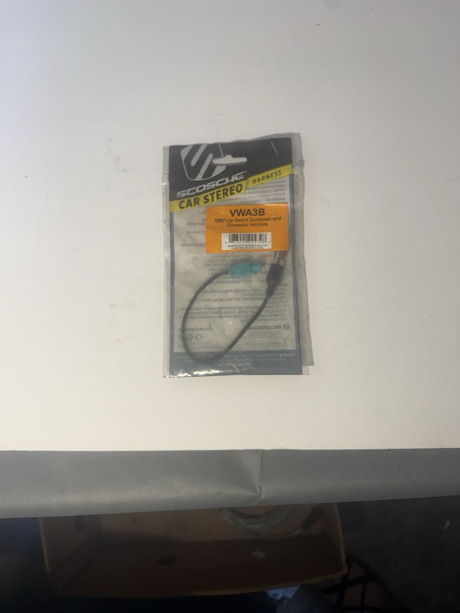 Scosche VWA3B Car Stereo Antenna Adapter - VW, Audi, BMW, Domestic - NEW