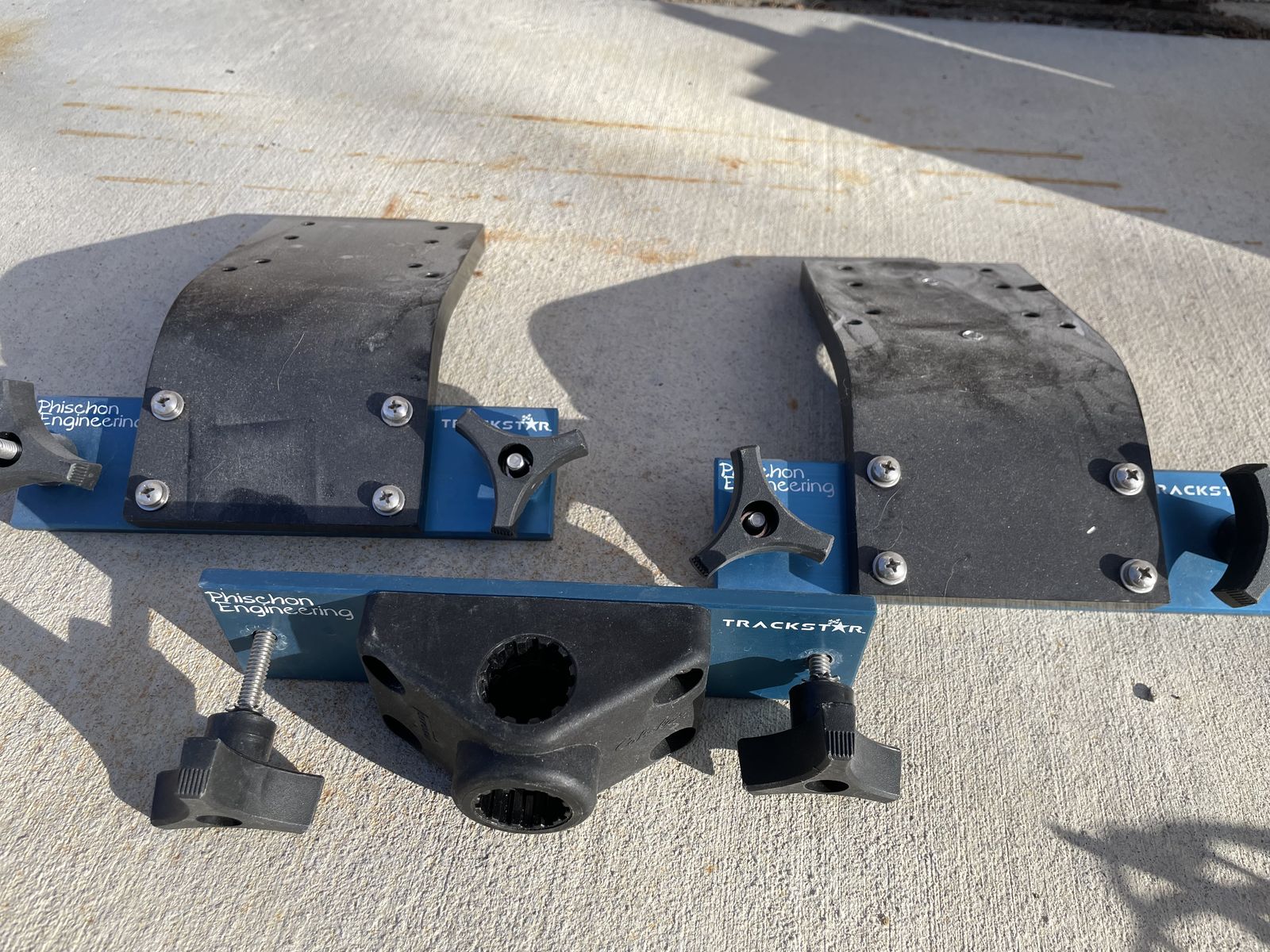 Track Mount Downrigger & Rod Holder Mounts – Trackstar / Phischon – Aluminum