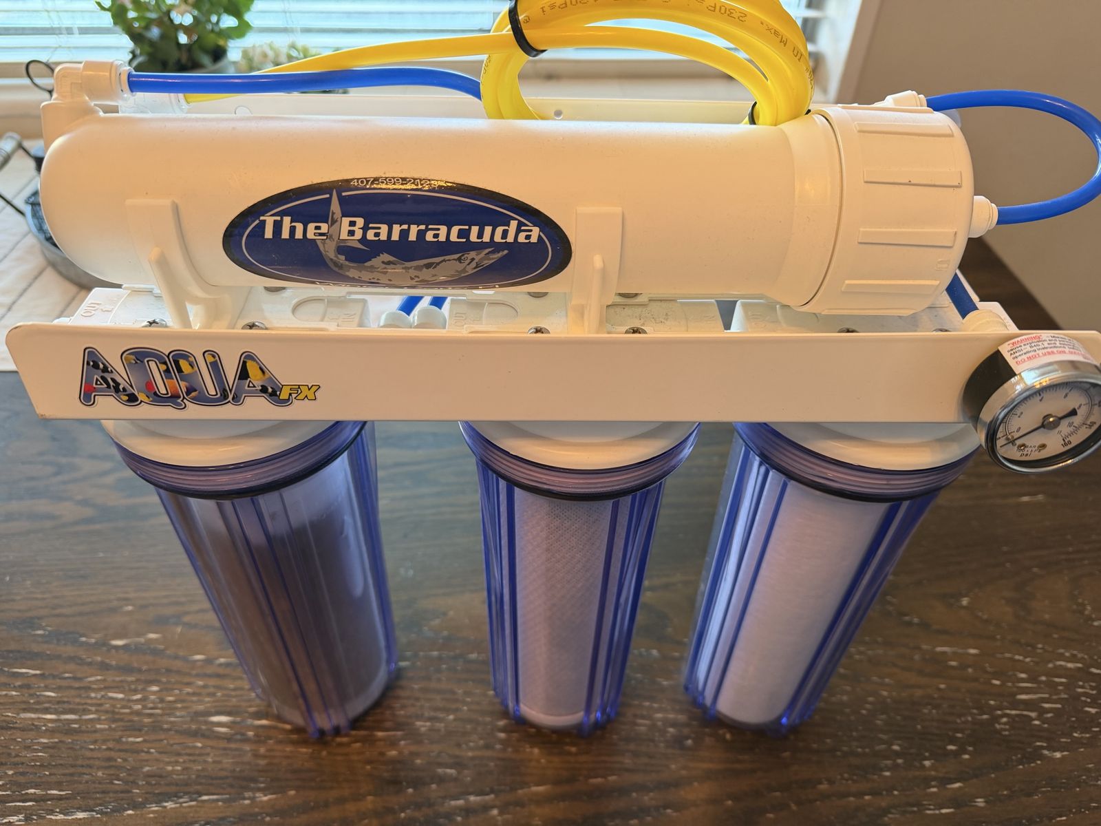 AquaFX The Barracuda RO/DI Reverse Osmosis Water Filtration System