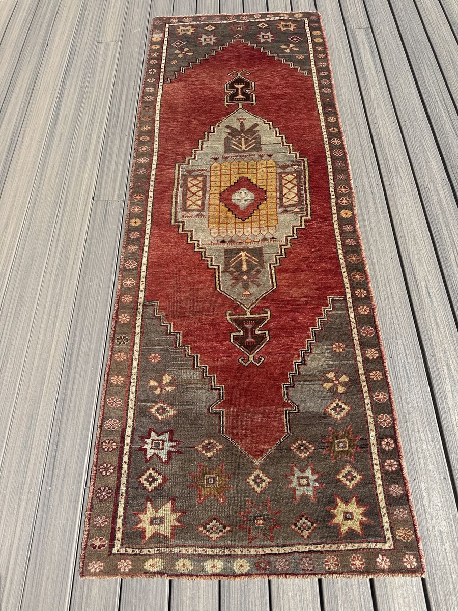 SUNDANCE One of a kind Turkish Anatolian hand-knotted sample wool runner. New with tags from Sundance. MSRP $2200.