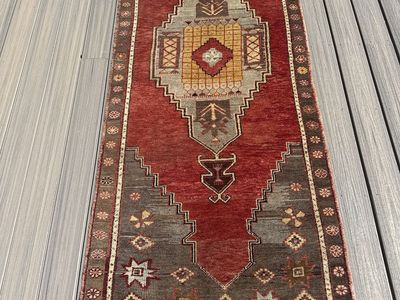SUNDANCE One of a kind Turkish Anatolian hand-knotted sample wool runner. New with tags from Sundance. MSRP $2200.