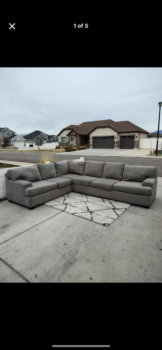 Sectional Sofa Gray