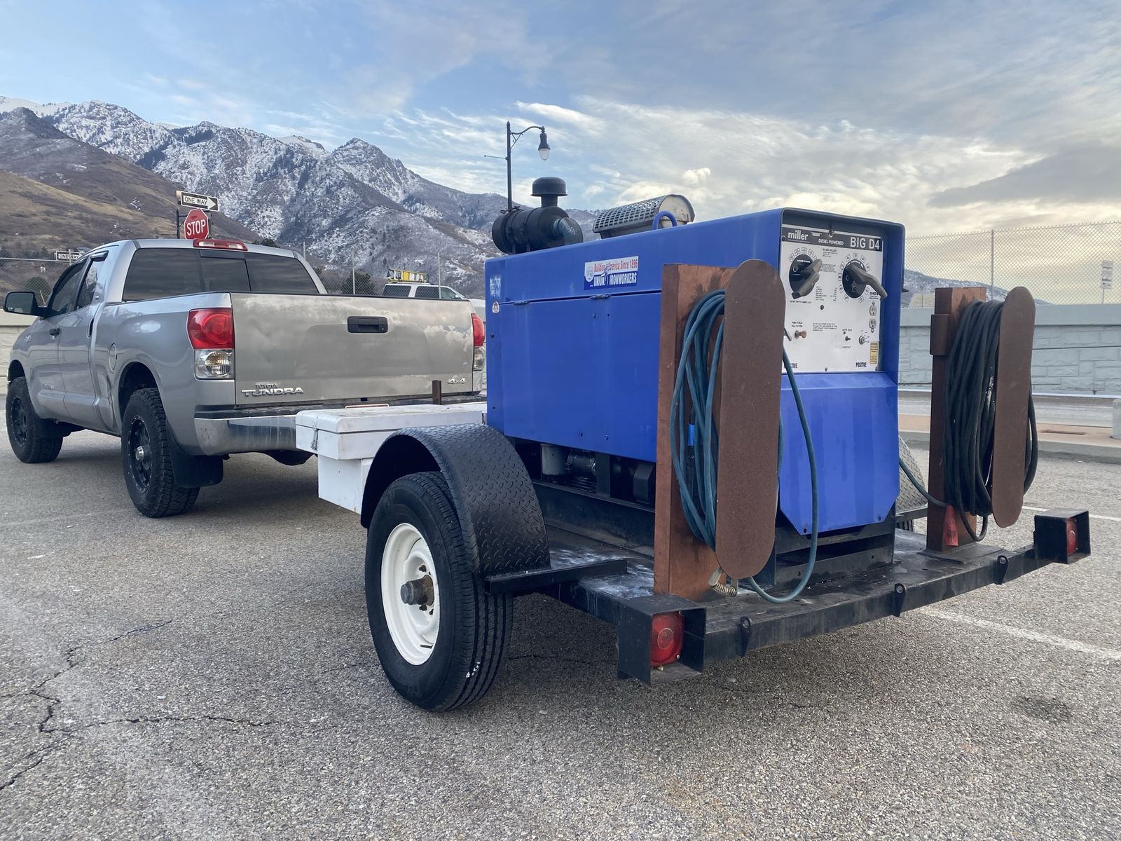 MILLER Big D4 Welder & Generator, 300 amp Perkins