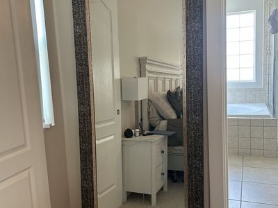 Soho Loft Ornate Full Length Floor Mirror - Dark Brown Patterned Frame, Large Bedroom/Dressing Mirror