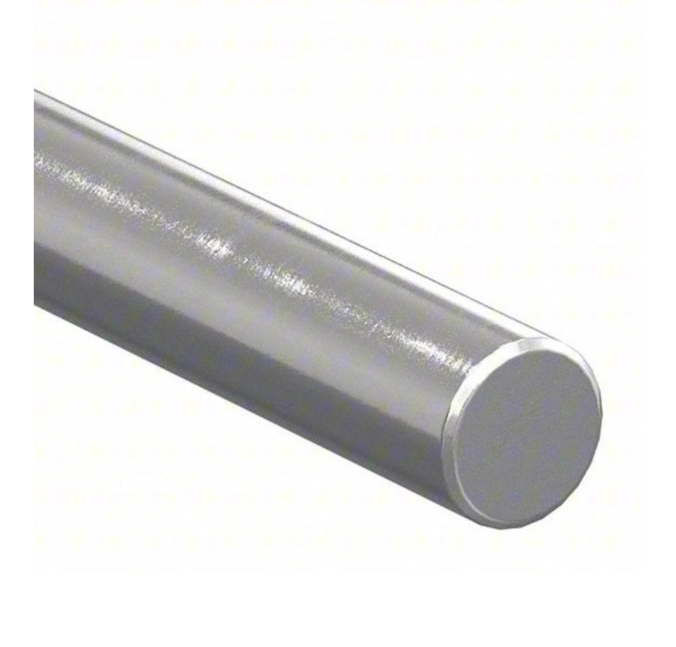 6ft Linear Non-Hardened Solid Steel Shaft Bar