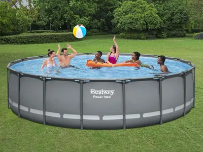 Brand-New In-Box Bestway 18'x48" Round Pool Set w supplies