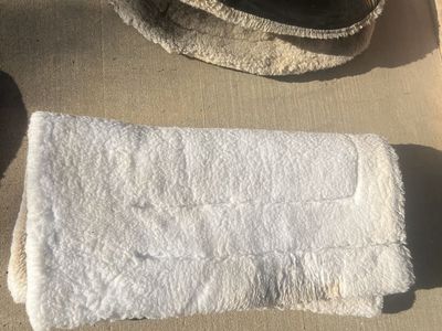 Assorted Wool and Contoured Saddle Pads - Good Used Condition