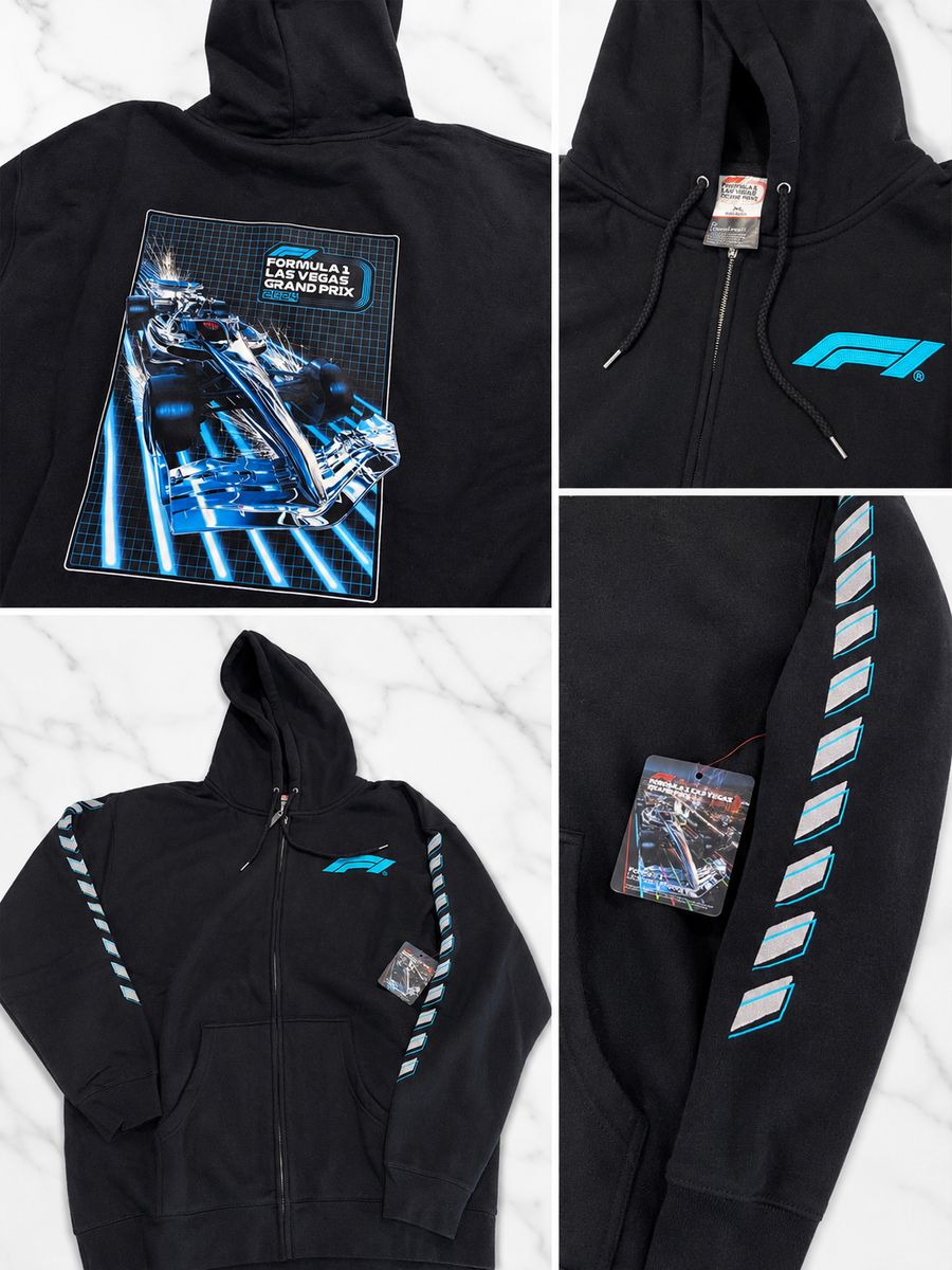 Formula 1 Las Vegas Grand Prix 2024 Full-Zip Hoodie NWT
