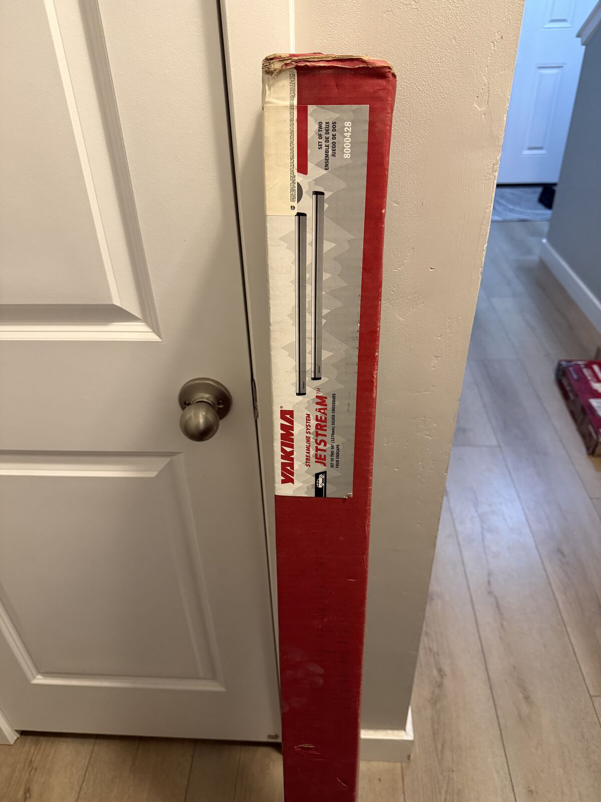 Yakima Jetstream Silver Crossbars 50”