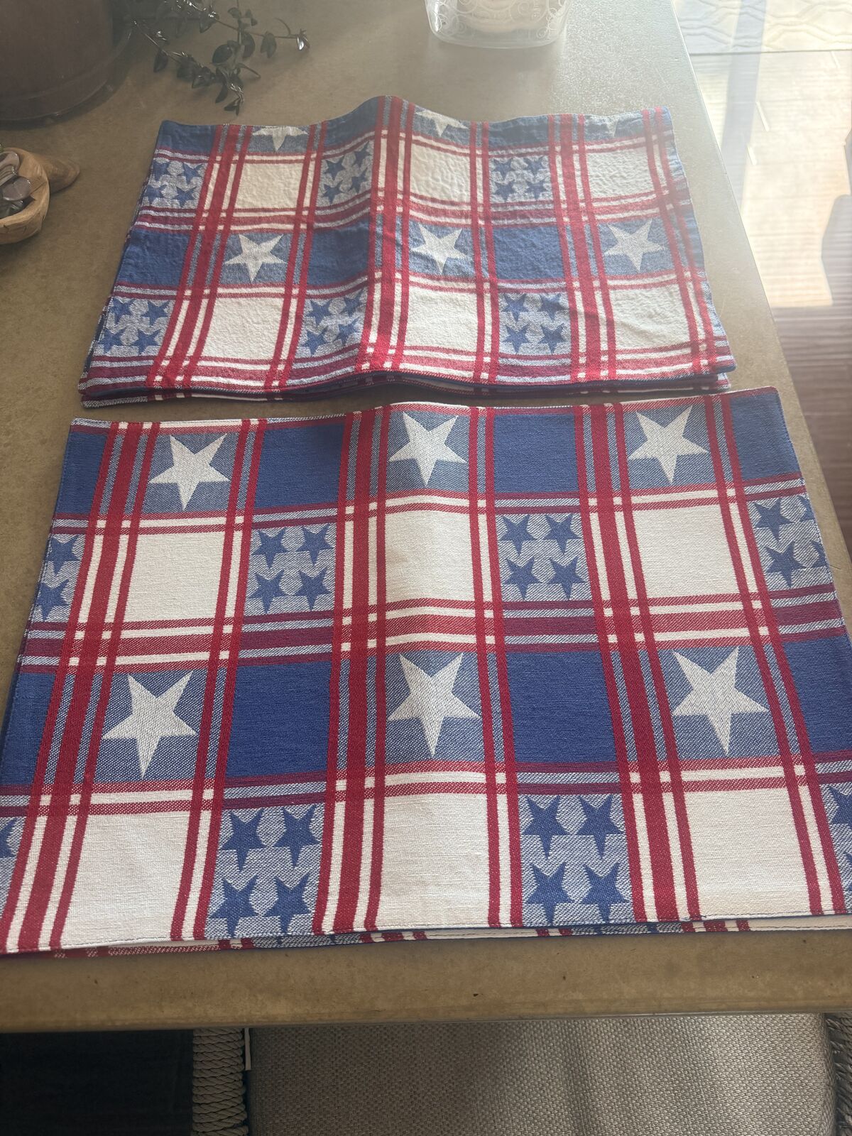 Patriotic Place Mats Set If 6