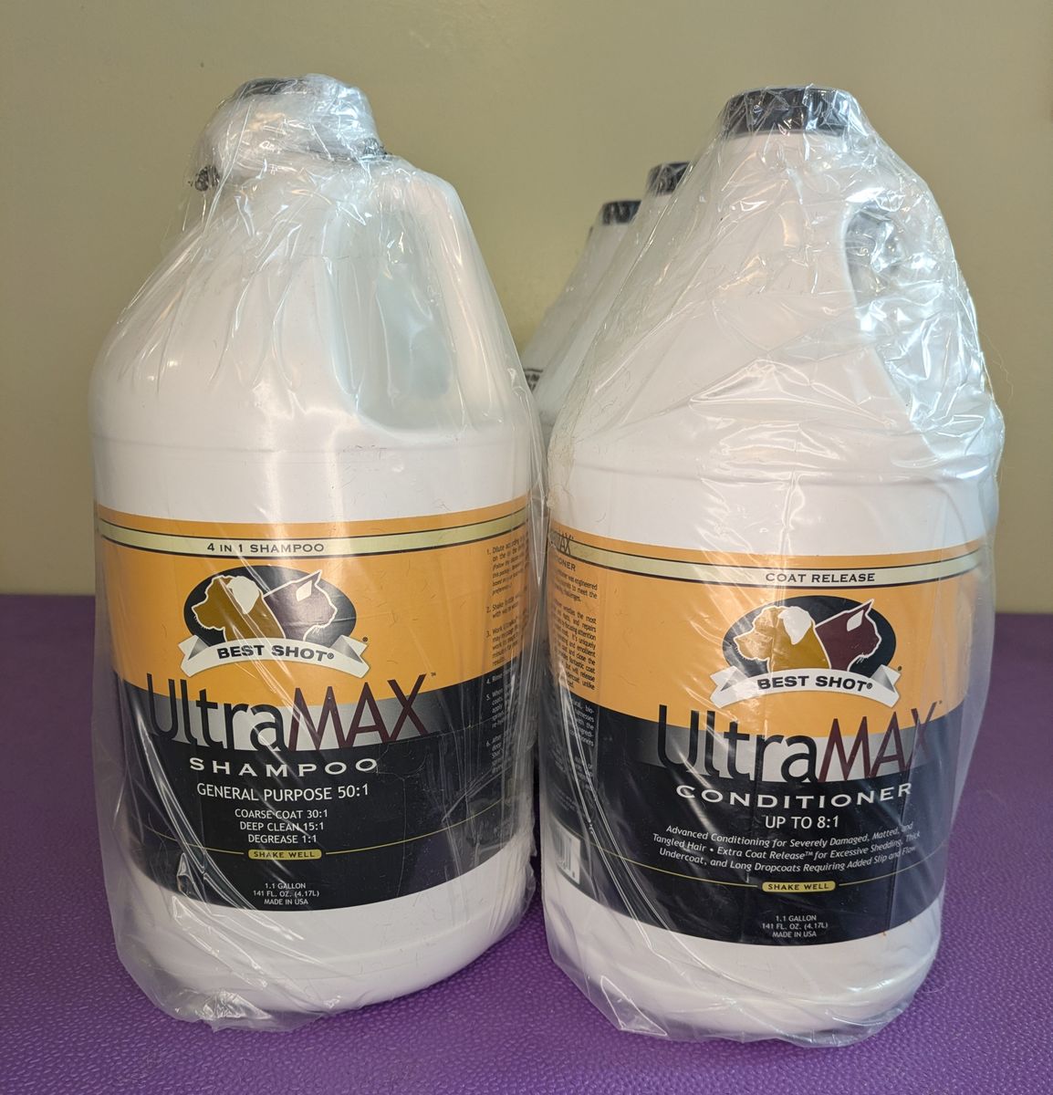 Best Shot UltraMax Shampoo and Conditioner Concentrate Gallons