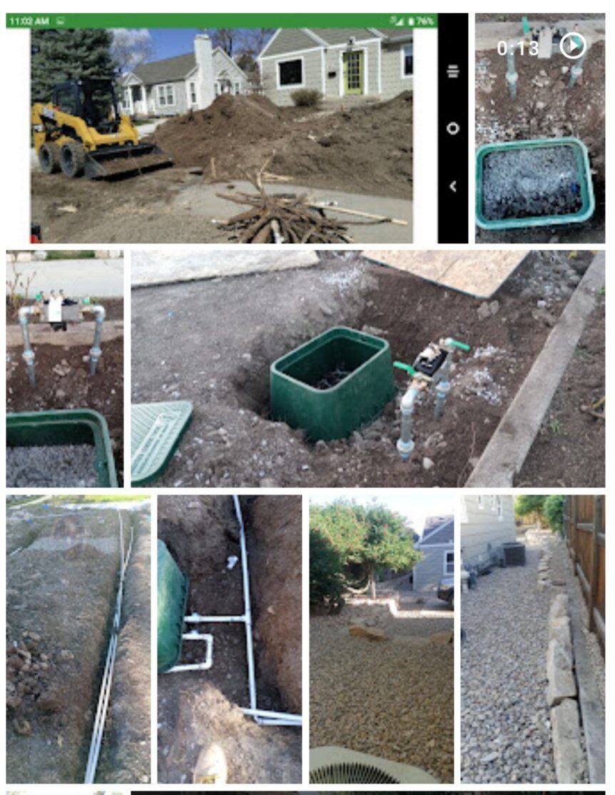 Landscape and Sprinkler System
Doing landscaping