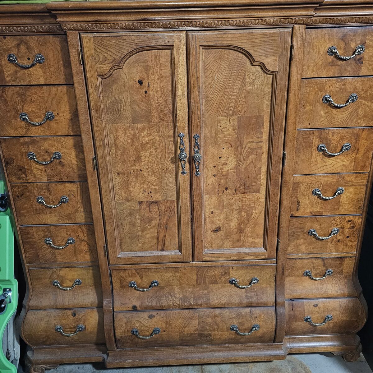 oak bedroom hutch
