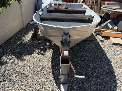 Gamefisher 12 ft aluminum boat with trailer