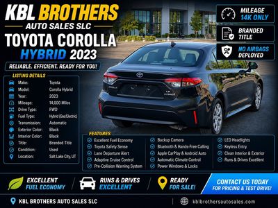 2023 Toyota Corolla Hybrid LE