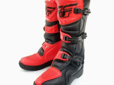 Fly Racing Maverik LT Boot Red/Black Size 09 (364-66209-L-R2-S5)