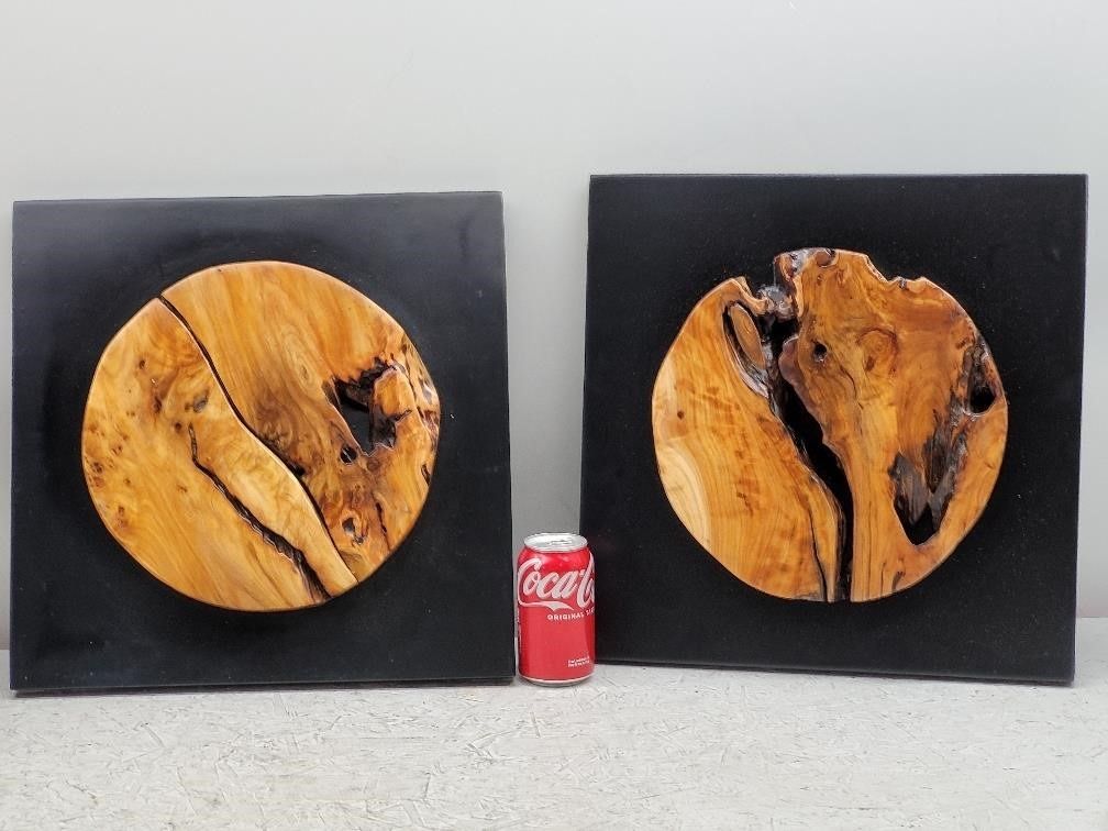 2pc Wall Decor 17"x17"