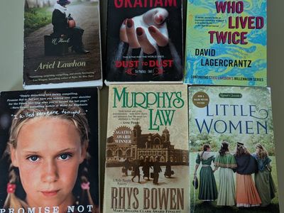 6 book variety bundle $10