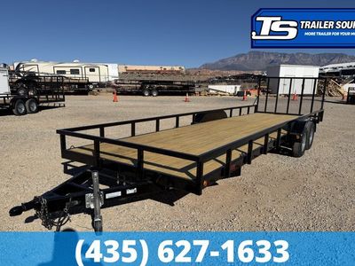 7'x28' Echo EA-28-15T Utility Trailer - 7K GVWR -