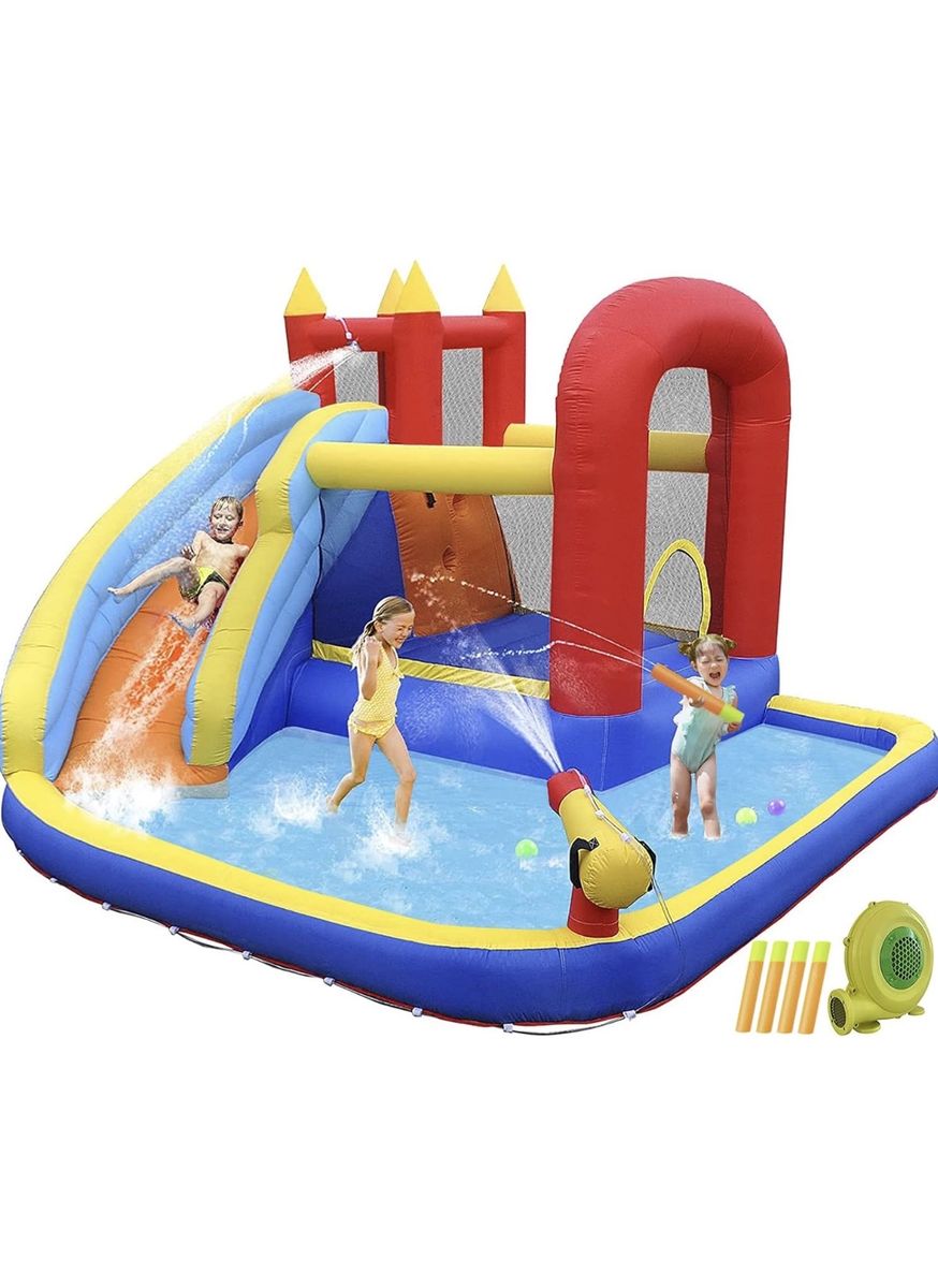 Inflatable Bounce House Water Slide & Blower