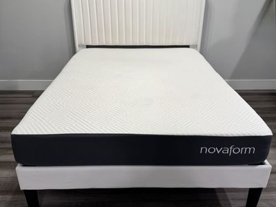 White Velvet Full Size Bed Frame with Free Mattress and Free Sheet Set