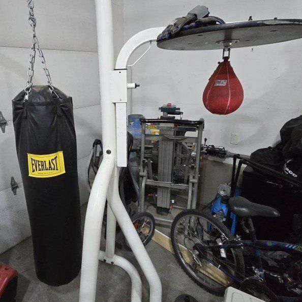 Everlast Heavy Bag + Speed Bag Stand Combo – Great