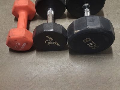 dumbbells 90 pounds