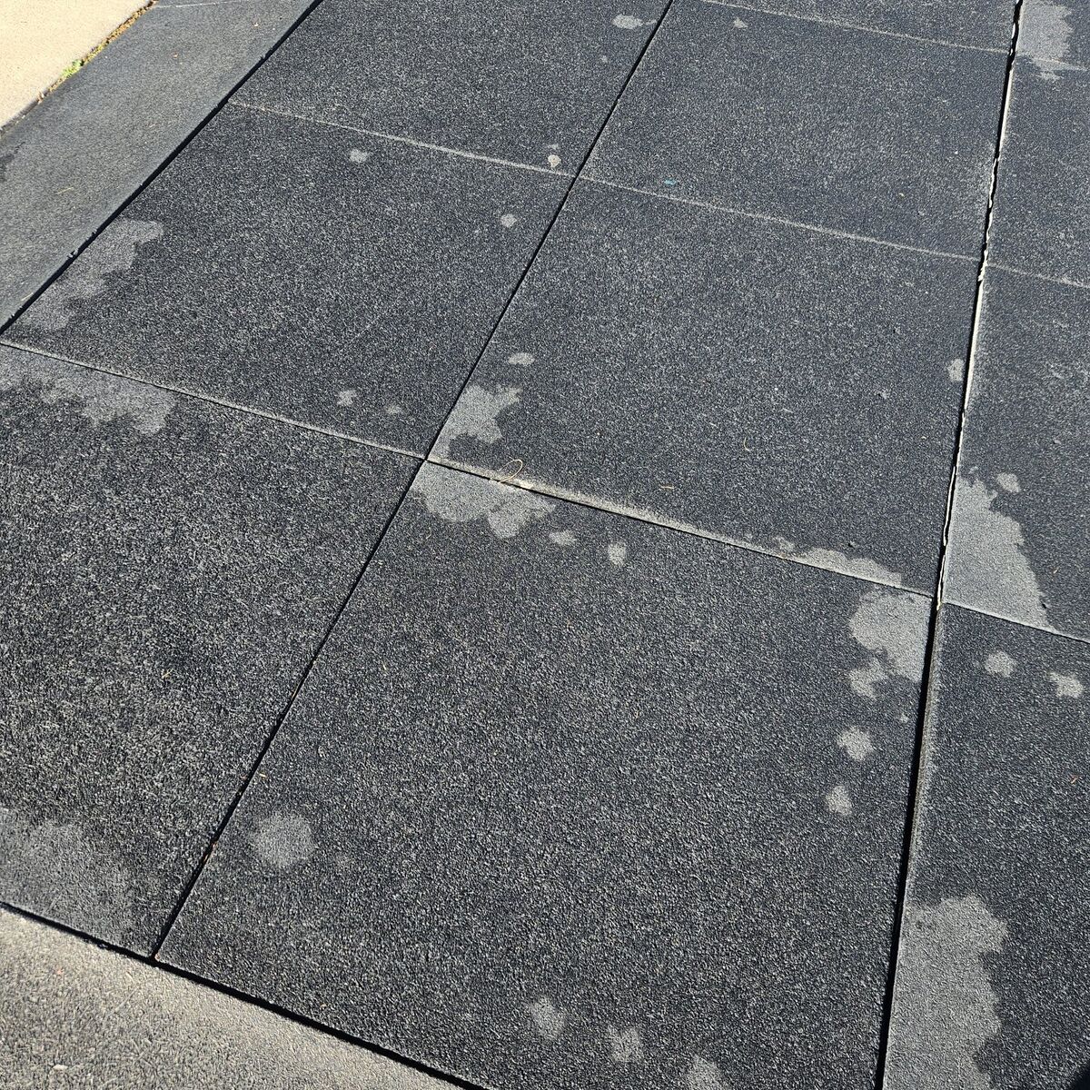 rubber playground tiles