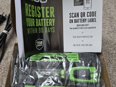 EGO Power+ 56V 2.5Ah ARC Lithium-Ion Battery (BA1400T) & Charger (CH2100) Set