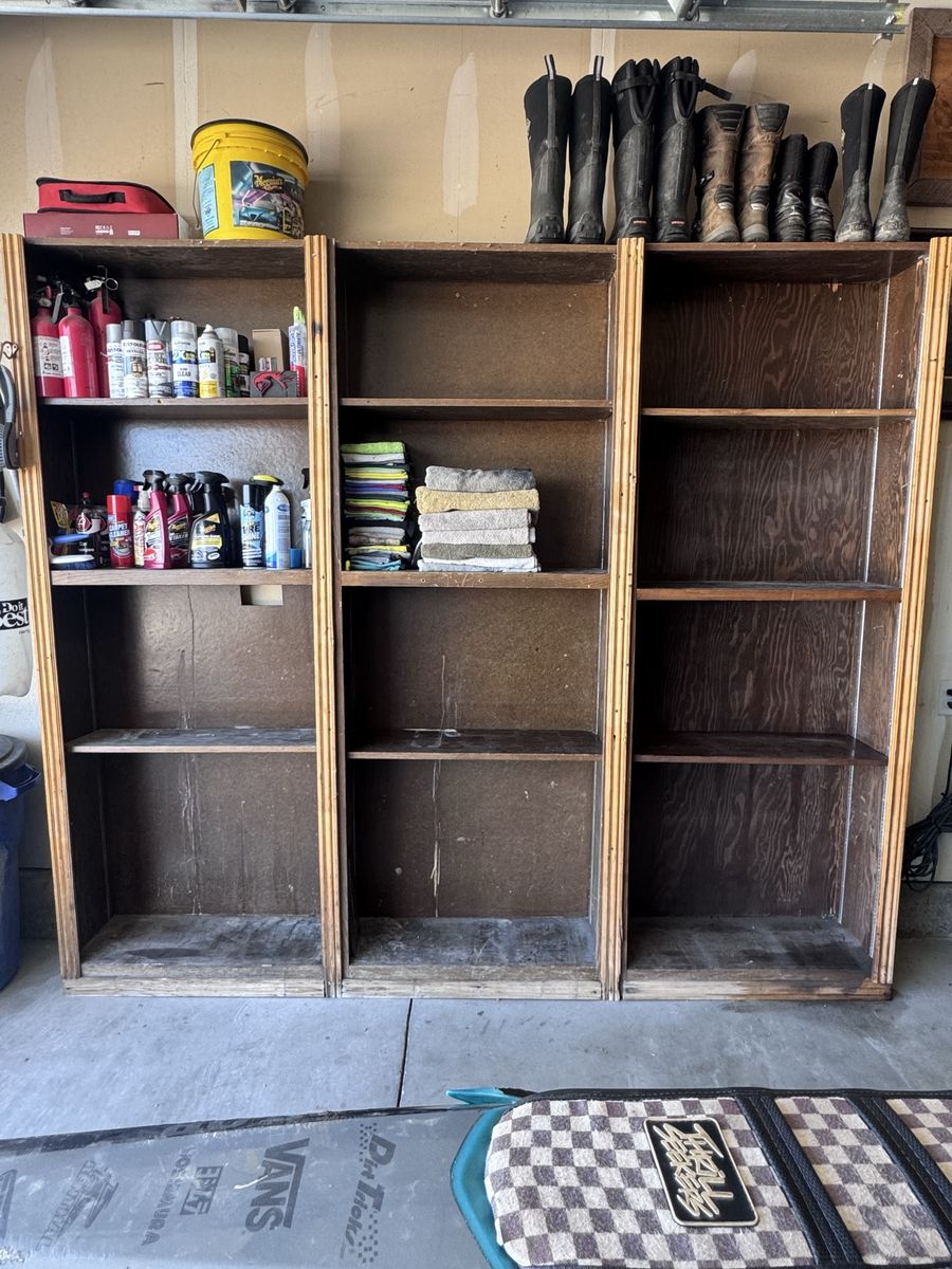 Garage shelves